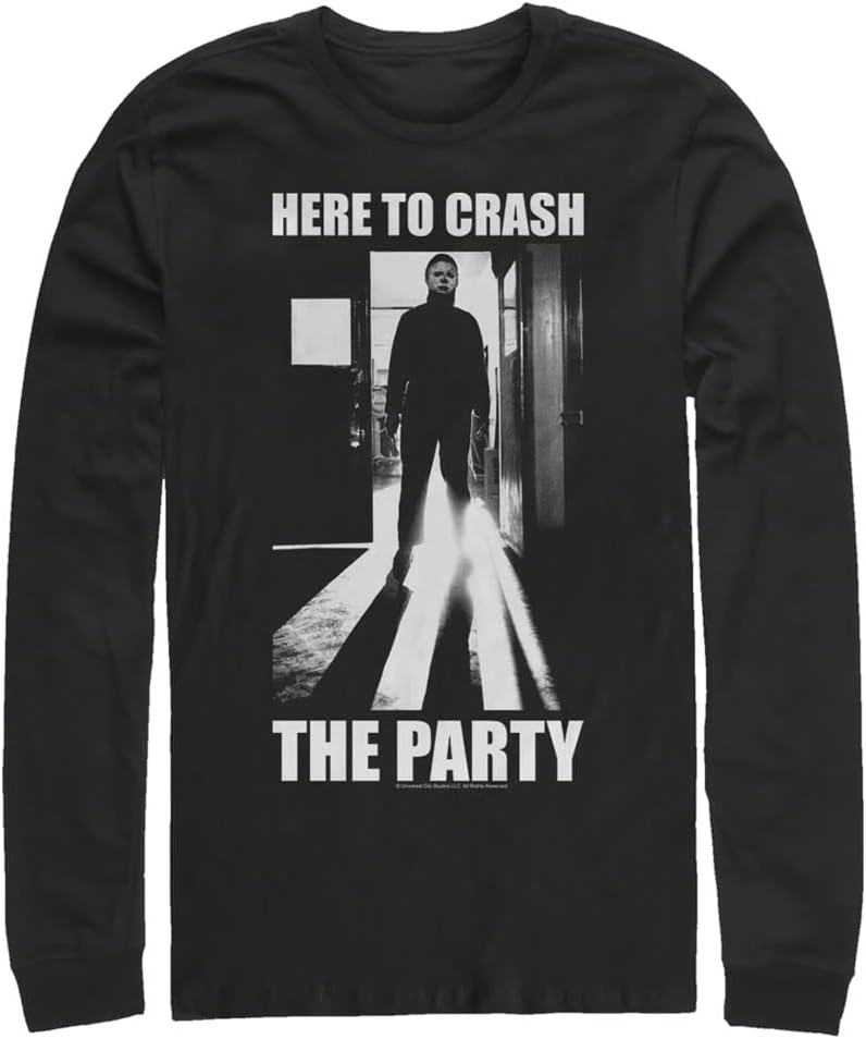 Fifth Sun Halloween 2 Michael Party Men's Tops Long Sleeve Tee Shirt T-Shirt | US Best Seller