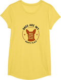 Dogs are My Happy Place Pet Lover Quote Apparel | High Search Volume | Perfect Gift Choice