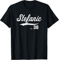 Distressed Swoosh Michael Stefanic Los Angeles Baseball Apparel | US Best Seller