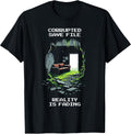 Corrupted Save Lost Place Glitch Pixel Aesthetic Apparel | Google Shopping Optimized | Daily Wear Essential