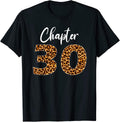 Birthday Party with Leopard Print 30th Chapter 30 Year Old Apparel Trending US Fan Favorite