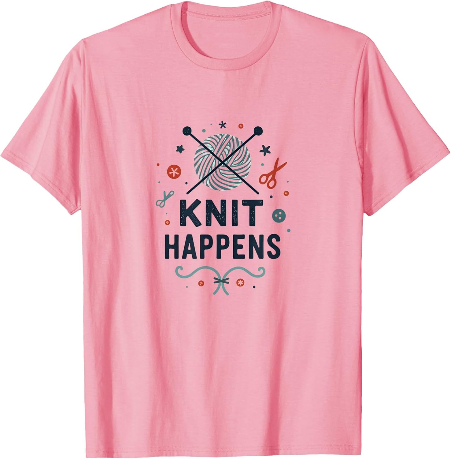 Knit Happens Cozy Crafting Humor for Yarn Lovers Yarn Supply | Premium Quality | Customer Favorite