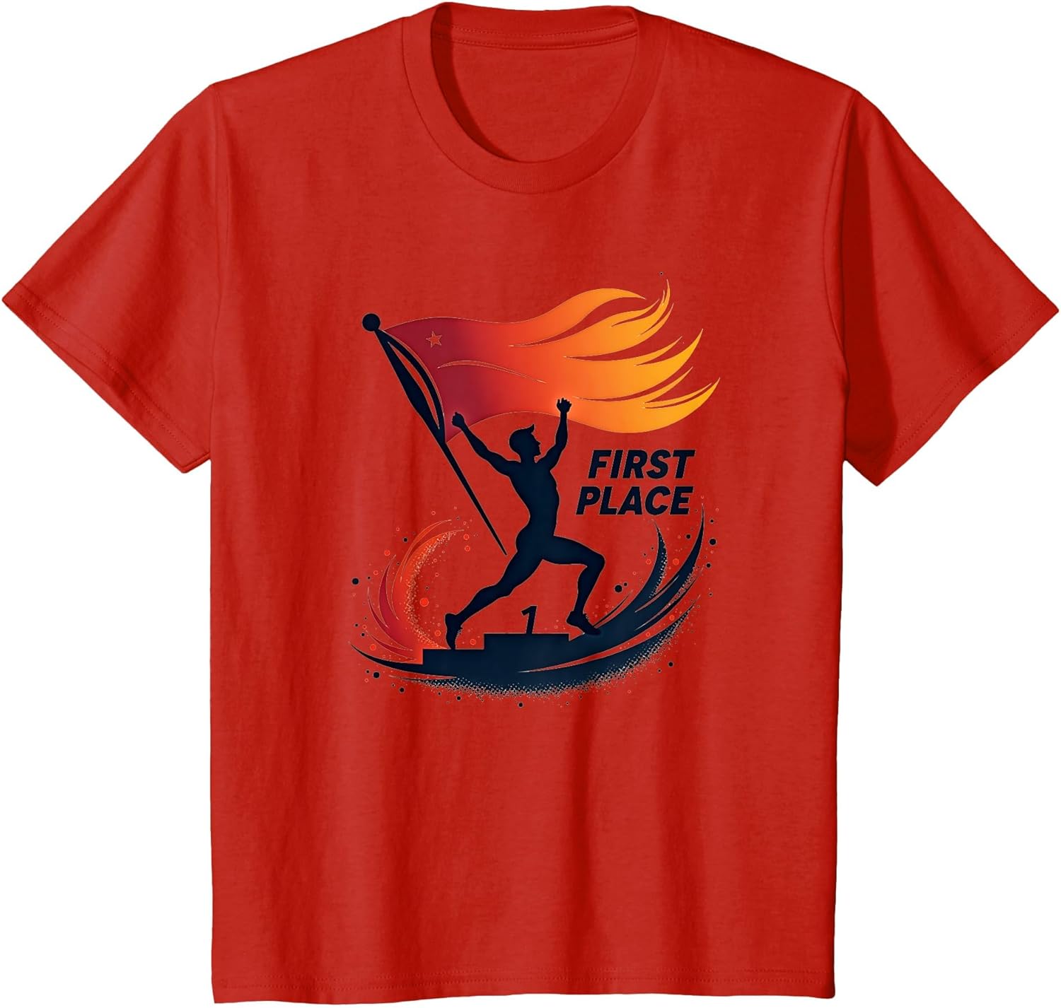 Flag Flying First Place Apparel | Google Shopping Optimized | Aesthetic Casual Look