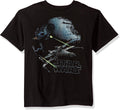 STAR WARS Boys' Big Epic Space Fighter Wing Death Star Graphic Tee Apparel | Bestseller Style | High CTR Boost