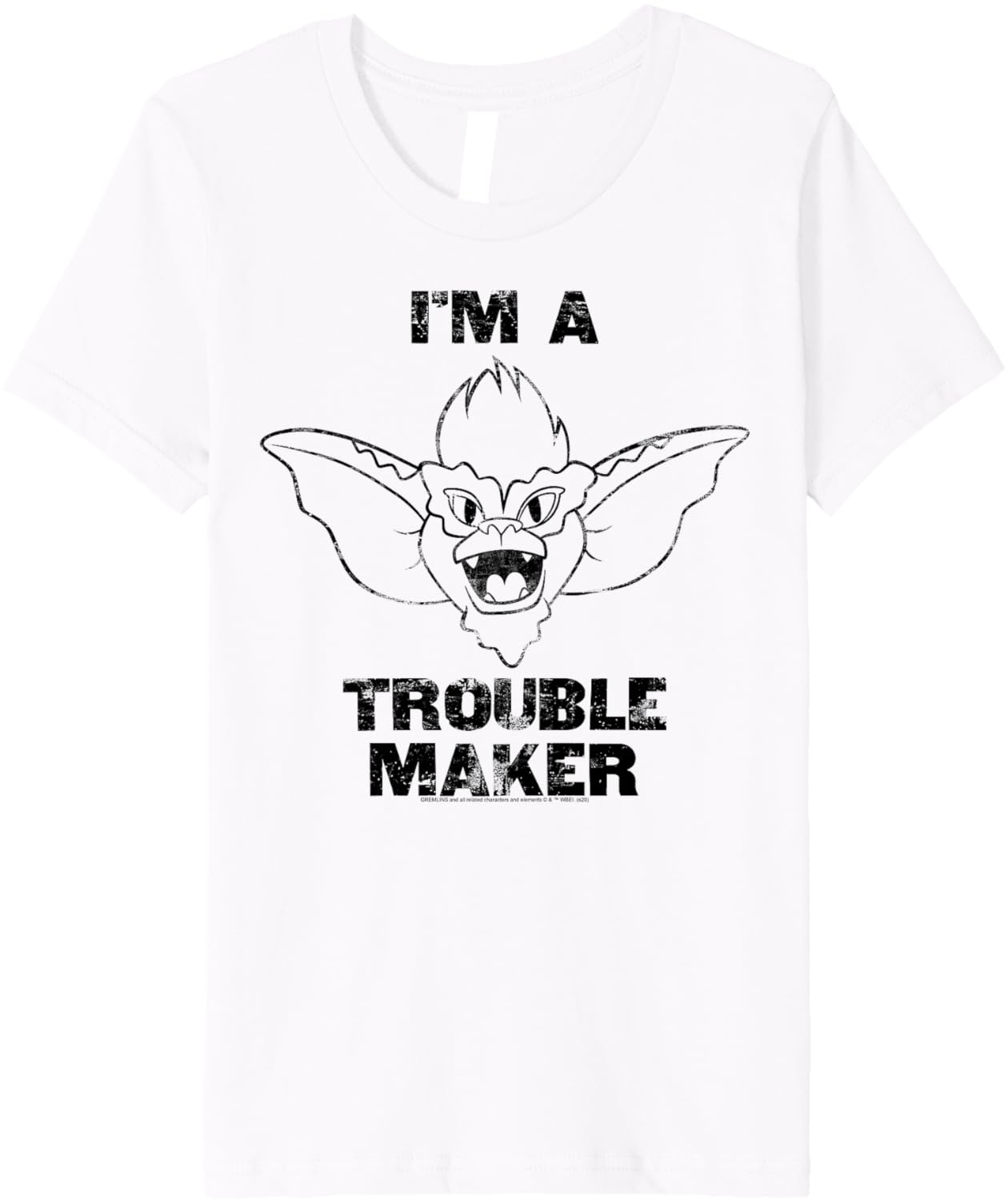 Kids Gremlins Stripe I'm A Trouble Maker Premium Apparel | High Search Volume | Comfort Daily Wear