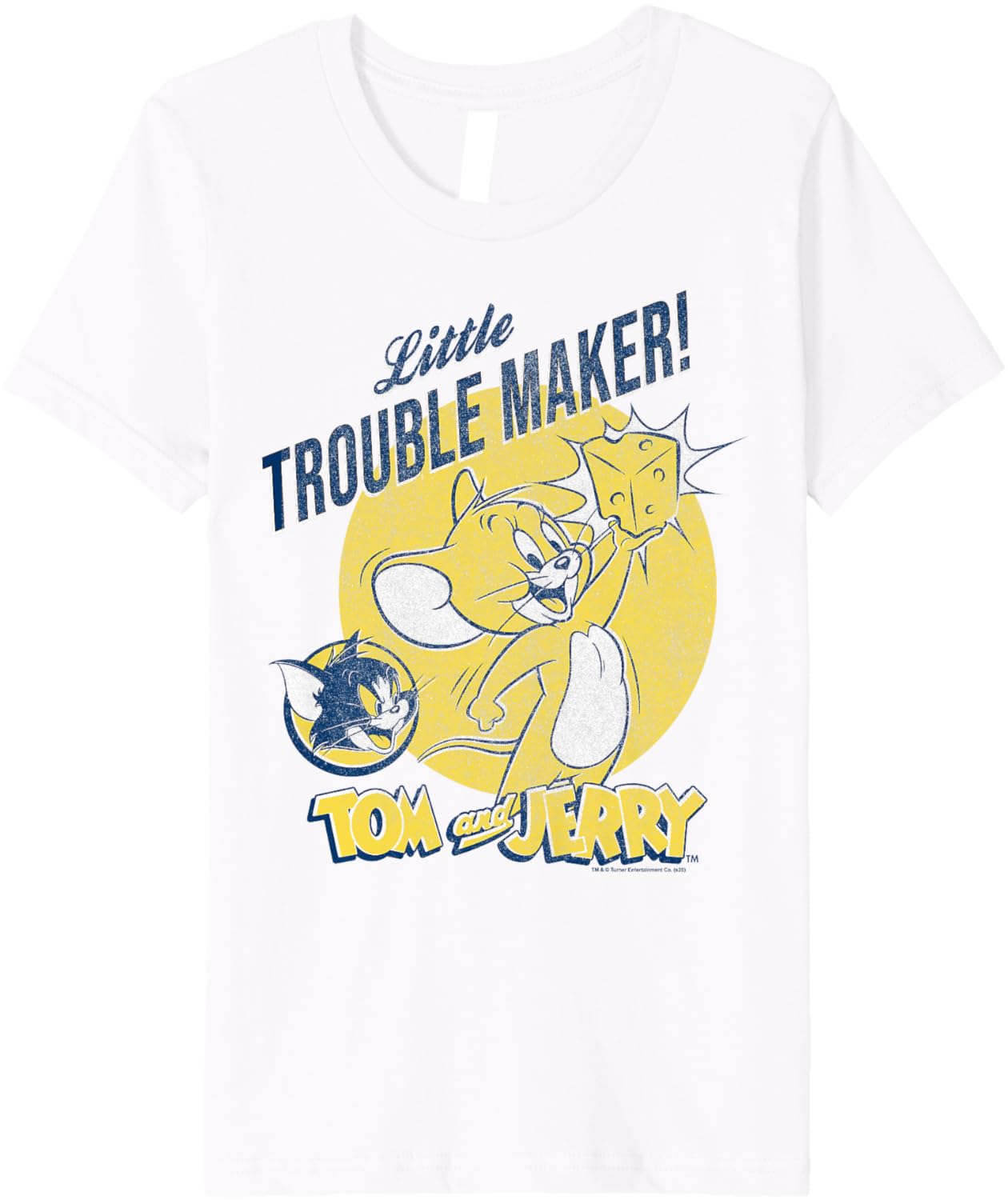 Kids Tom And Jerry Little Trouble Maker Portrait Premium Apparel | High Search Volume | Comfort Daily Wear