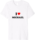 First name I Heart Michael I Love Michael Premium Apparel | Viral Streetwear Style