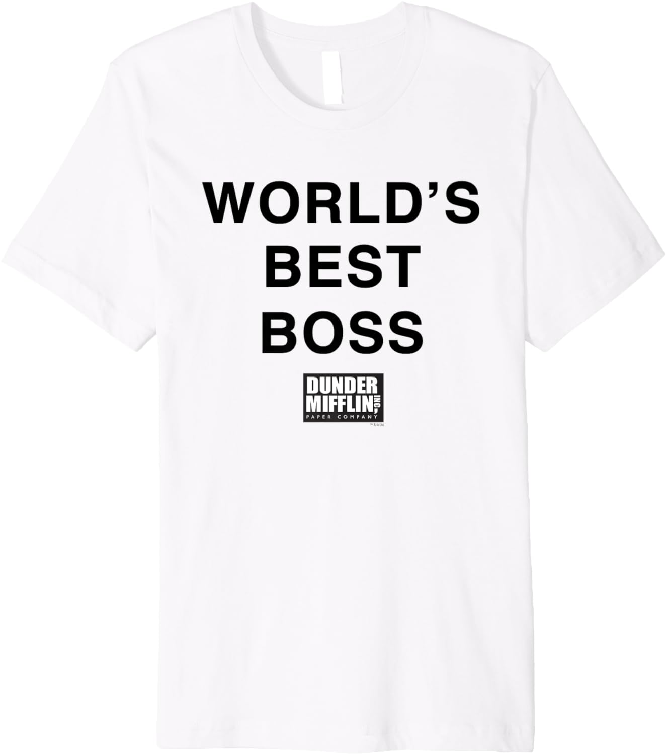The Office World's Best Boss Michael Scott Premium T-Shirt Premium T-Shirt | Trending 2025