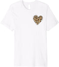 brown animals print leopard print heart cheetah pattern Premium Apparel High Search Demand Gift Ready