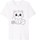 Cute Cartoon Kitten Big Eyes Adorable Ball Of Yarn Premium Yarn Supply | Top Rated | High CTR Title