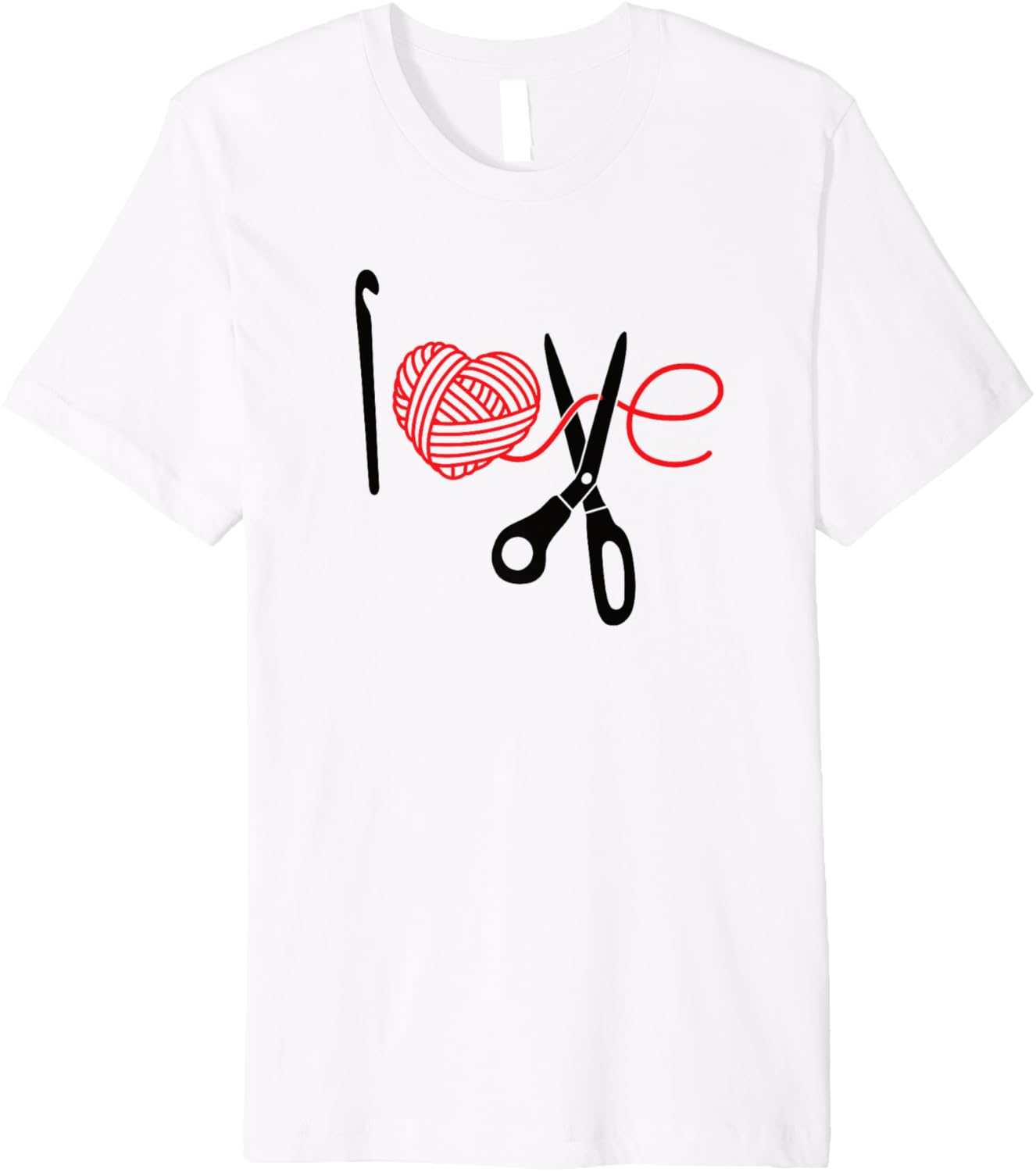 I Love Crochet Heart Yarn Knitting Premium Yarn Supply | Premium Quality | Customer Favorite