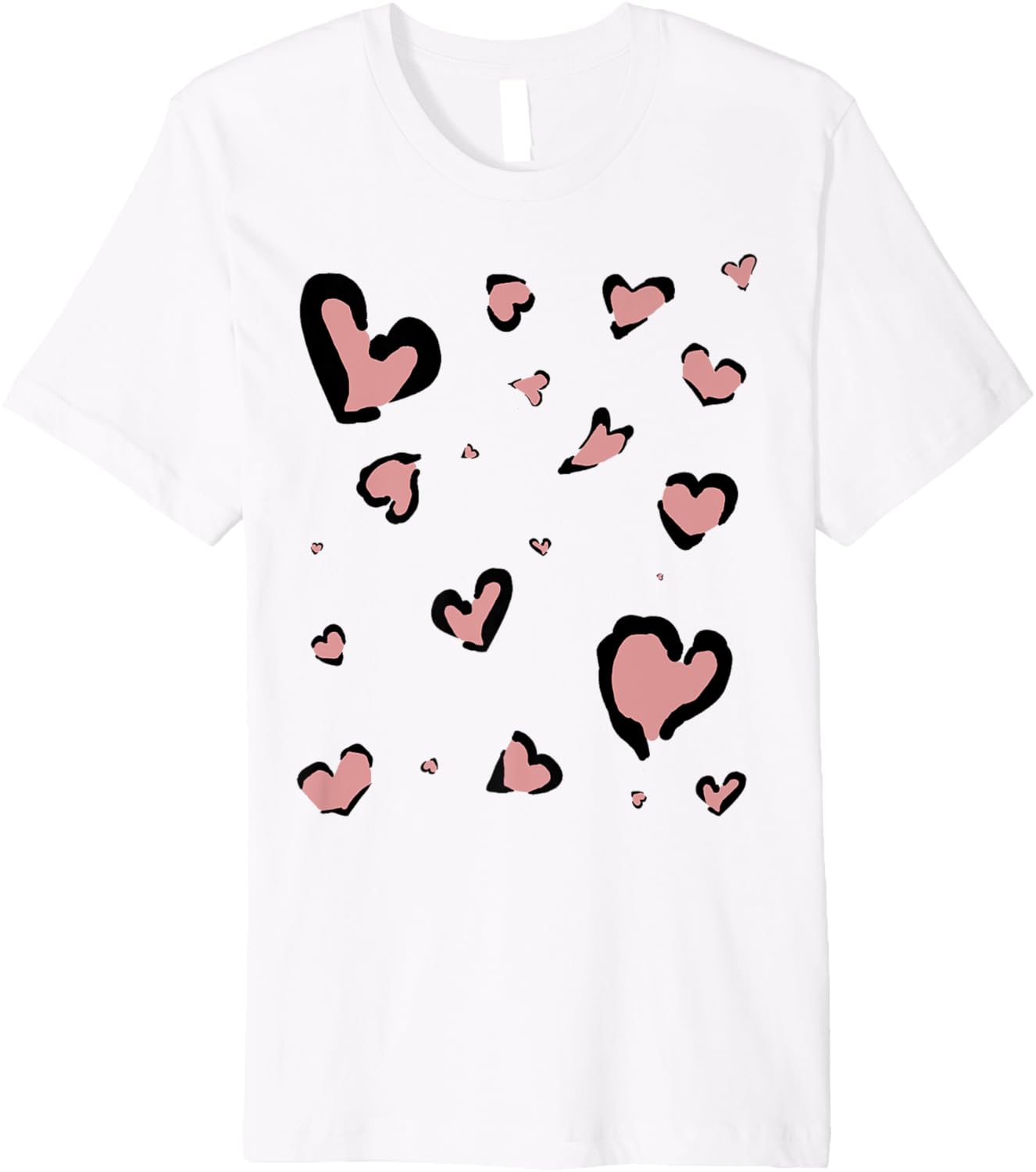 Leopard Heart Valentines Day Cheetah Animals Print Love Premium Apparel High Search Demand Gift Ready