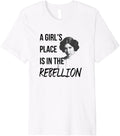 Star Wars Classic A Girl's Place Is In The Rebellion Leia Premium Apparel | Google Shopping Optimized | Aesthetic Casual Look