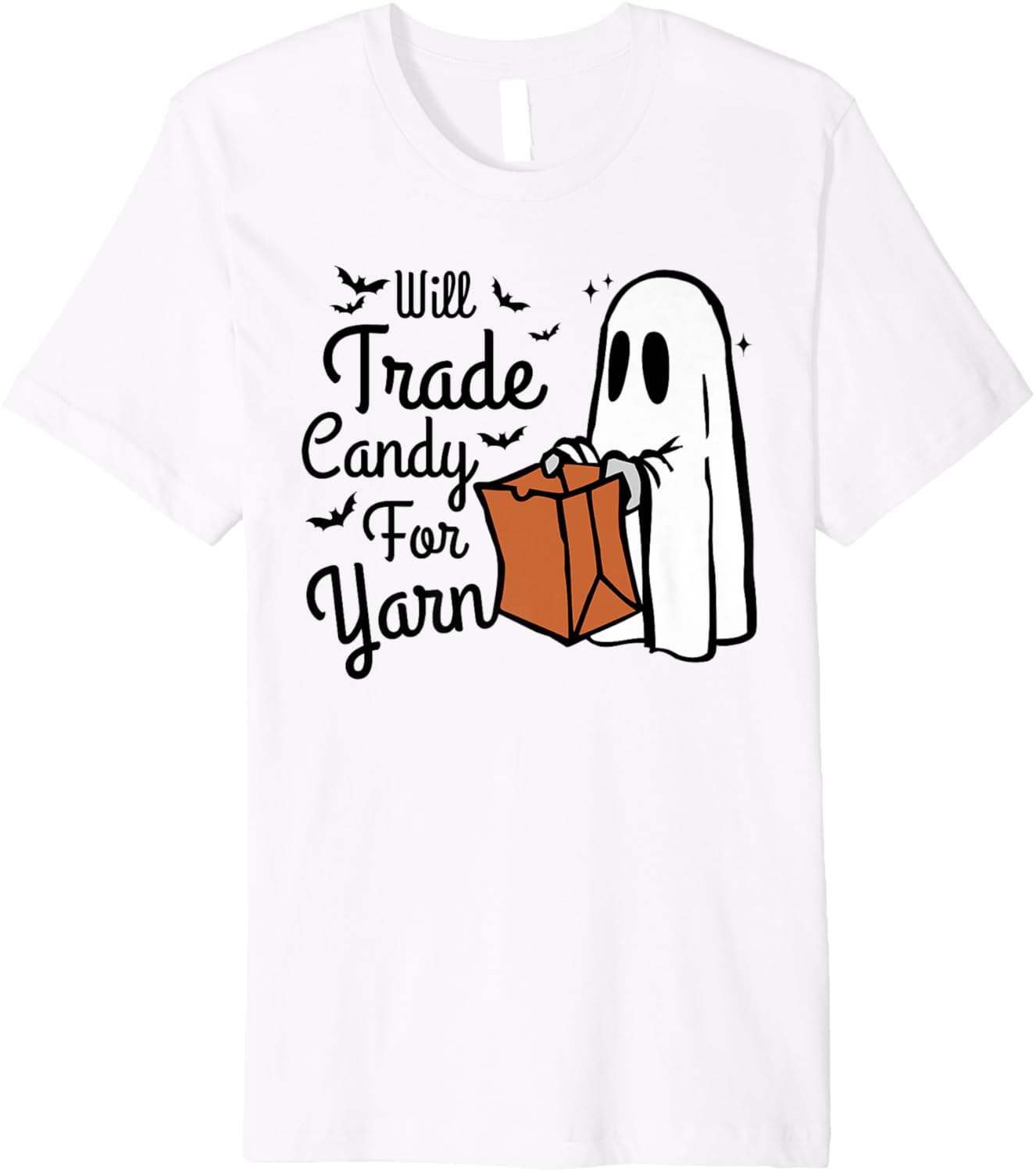 Halloween Will Trade Candy For Yarn Funny Kntting Crochet Premium Yarn Supply | Trending 2025 | High CTR Title