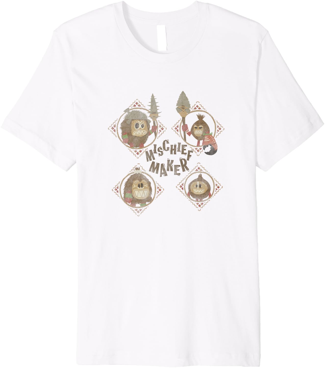Disney Moana Kakamora Mischief Maker Distressed Chest Panels Premium Apparel | Best Seller Pick | Perfect Gift Idea