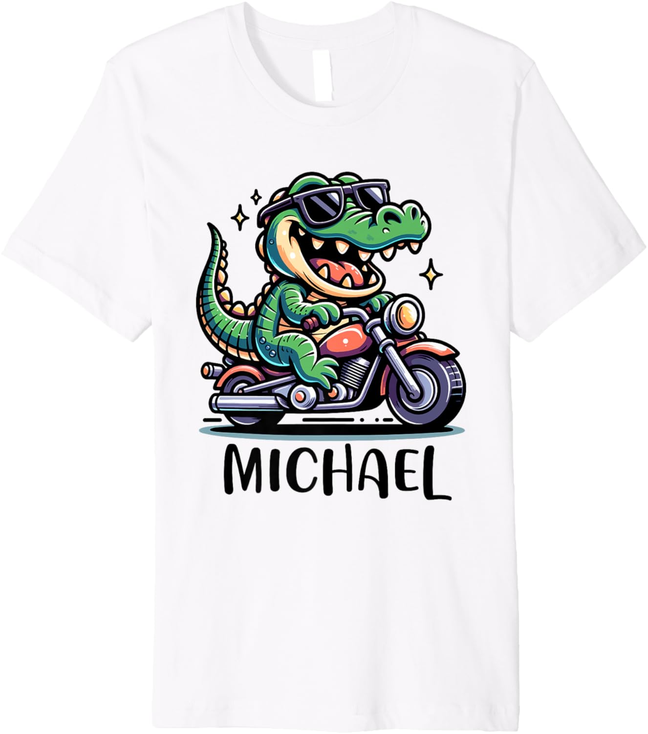 Michael Funny Alligator Design for Boys Name Michael Premium Apparel | Premium Quality