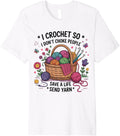 I Crochet So I Don u2019t Choke People Funny Yarn Quote knitting Premium Yarn Supply | Top Rated | Best Seller Choice