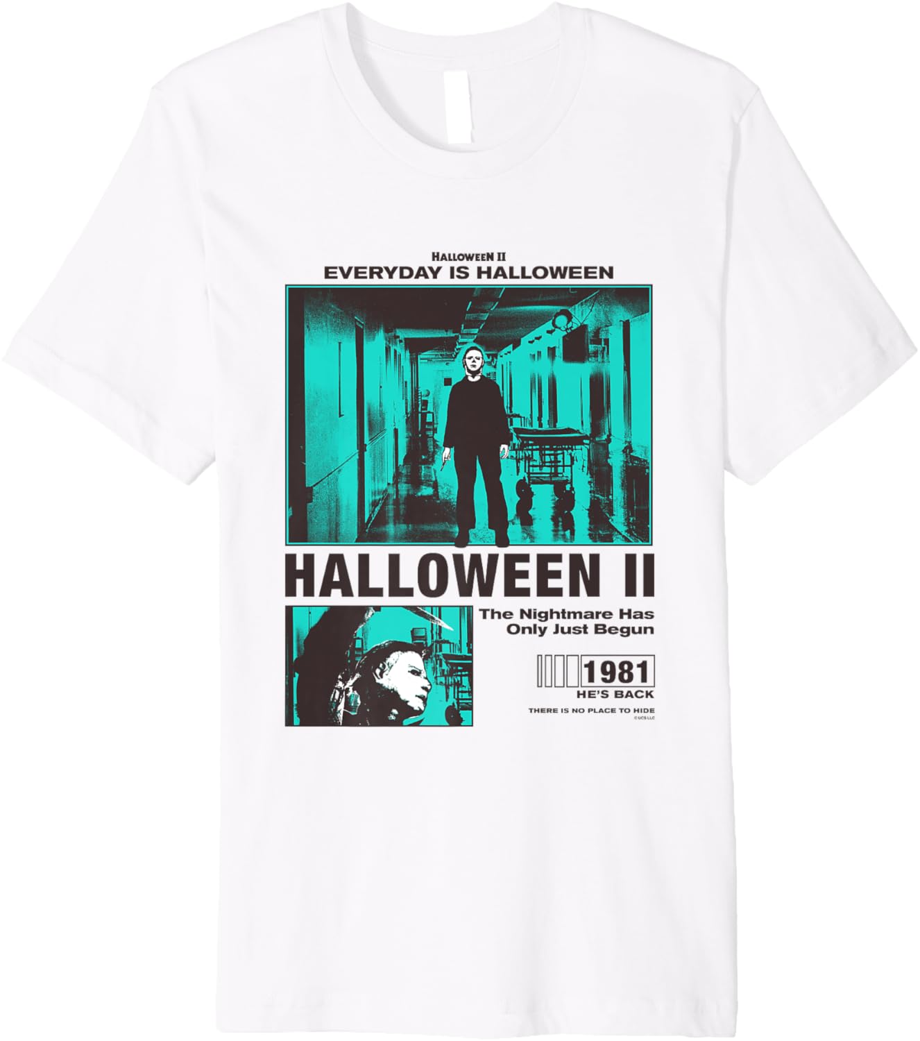 Halloween 2 Everyday Is Halloween Michael Myers Portrait Premium Apparel | US Best Seller