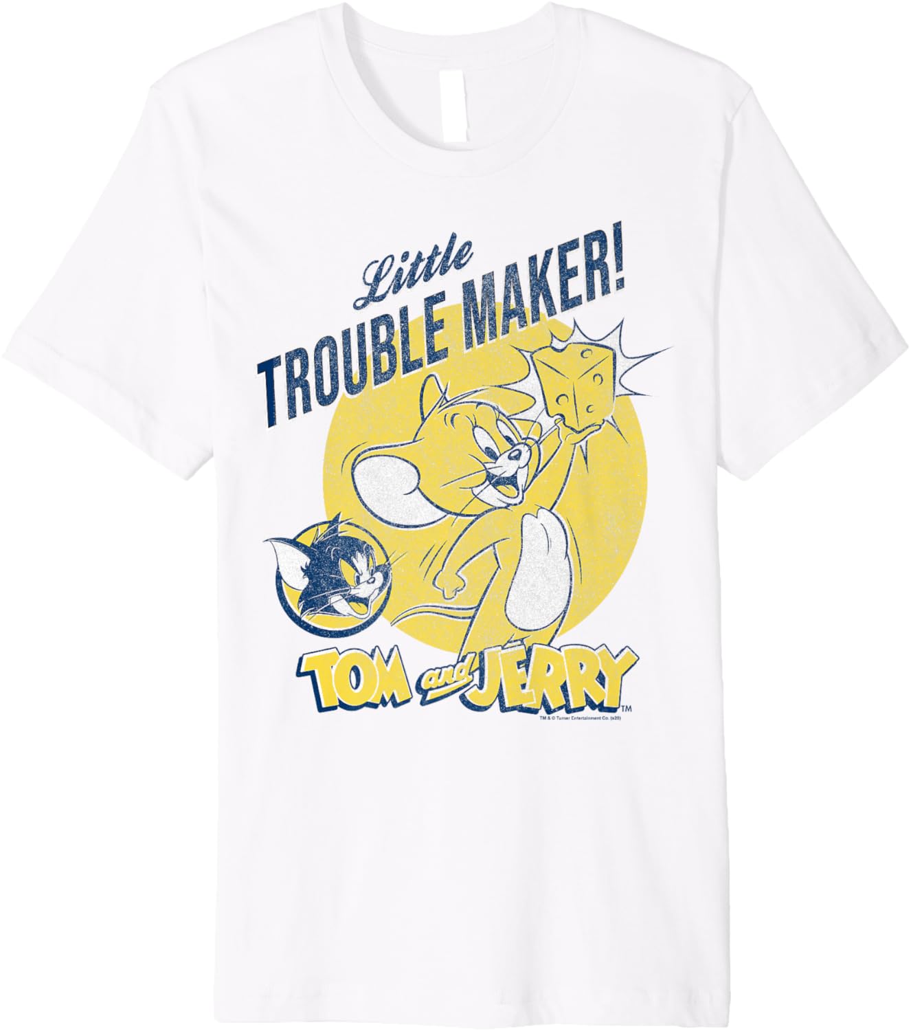 Tom And Jerry Little Trouble Maker Portrait Premium Apparel | High Search Volume | Comfort Daily Wear