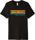 Vintage Sunset Stripes Saint Michael, North Dakota Premium Apparel | US Best Seller
