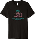 Smile It Will Make the World a Happier Place Premium Apparel | US Viral Pick | Aesthetic Casual Look