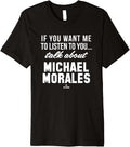 Talk About Michael Morales Prospect Baseball Fan Gear Premium Apparel | Premium Quality