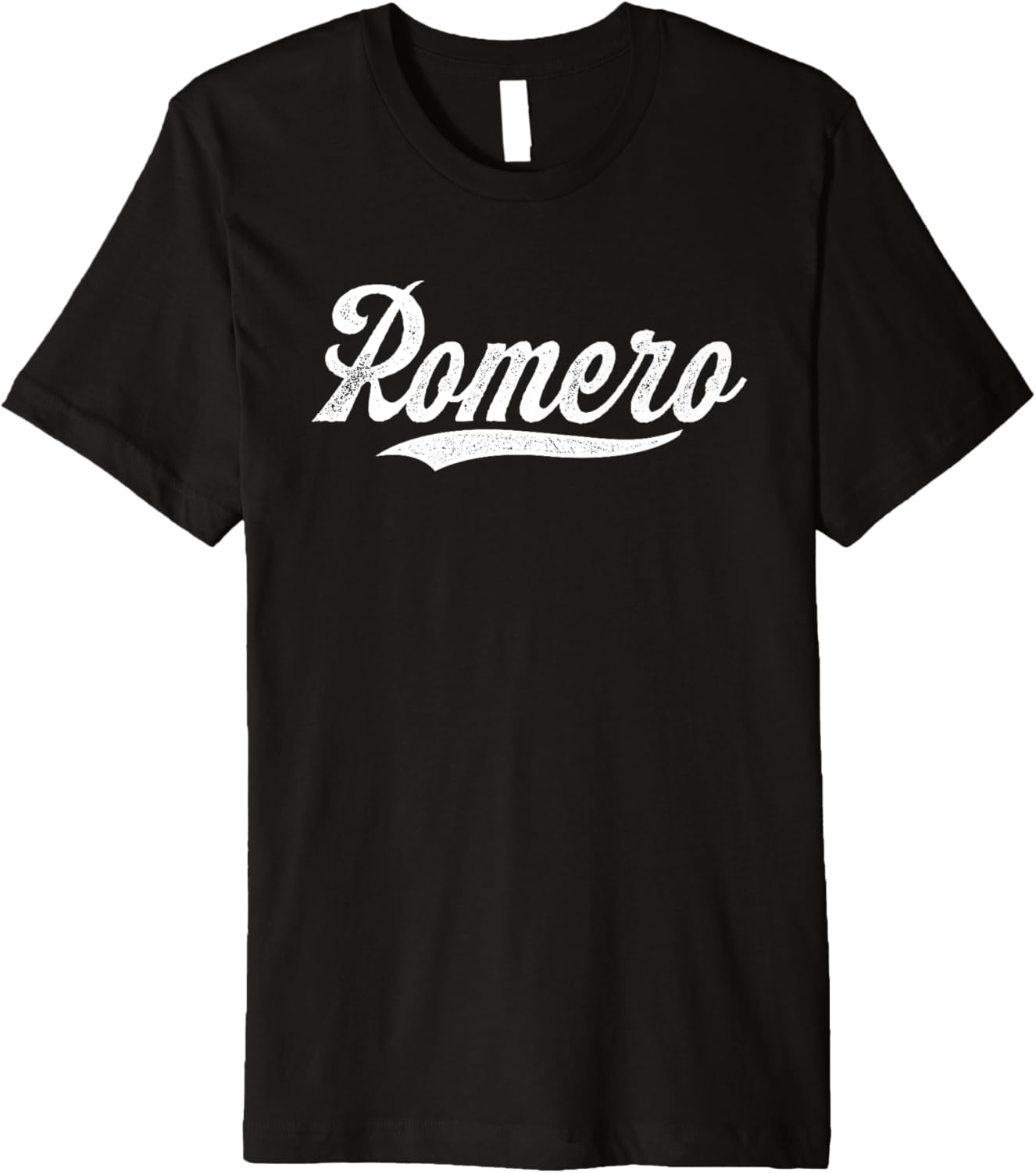 Distressed Script Michael Romero Prospect Baseball Fan Gear Premium Apparel | Viral Streetwear Style