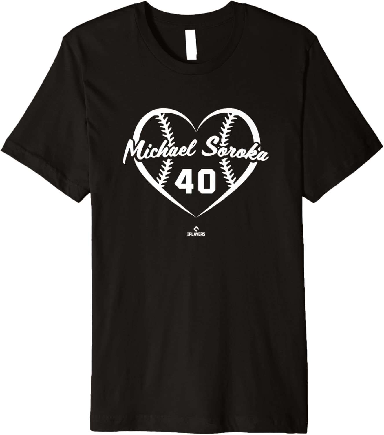Baseball Heart Number Michael Soroka Atlanta MLBPA Premium Apparel | US Best Seller