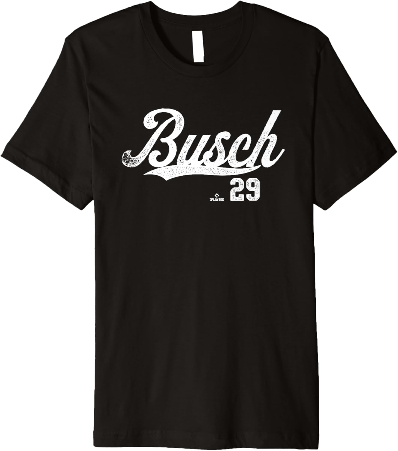 Distressed Swoosh Michael Busch Chicago Baseball MLBPA Premium Apparel | Everyday Casual Wear