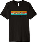 Vintage Sunset Stripes Sheffield Place, Arizona Premium Apparel | Top Conversion Title | Daily Wear Essential