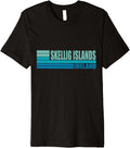 Blue Retro Vintage Skellig Islands Tourist Places Ireland UK Premium Apparel | Bestseller Style | High CTR Boost