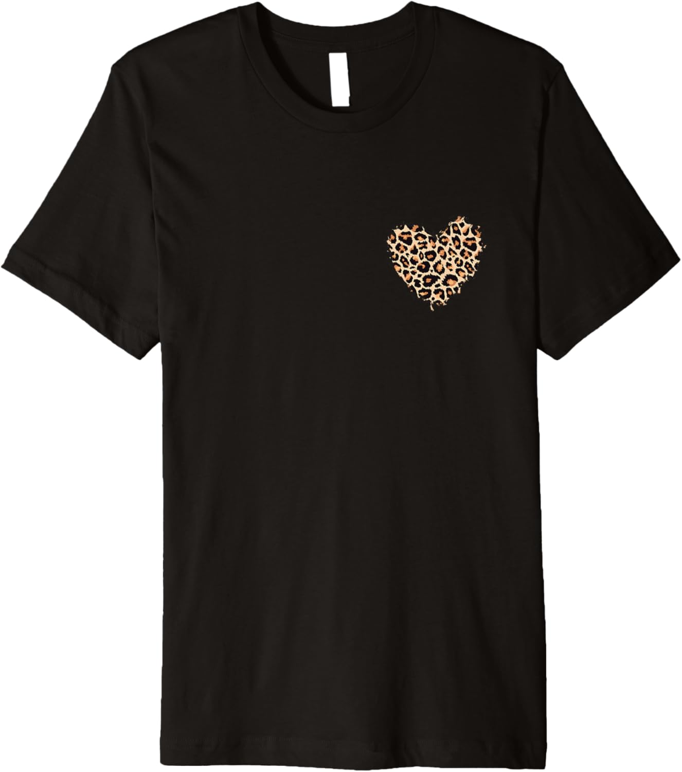 leopard Heart Animal Leopard Cheetah Print Heart Pocket Premium Apparel High Search Demand Best Seller Look