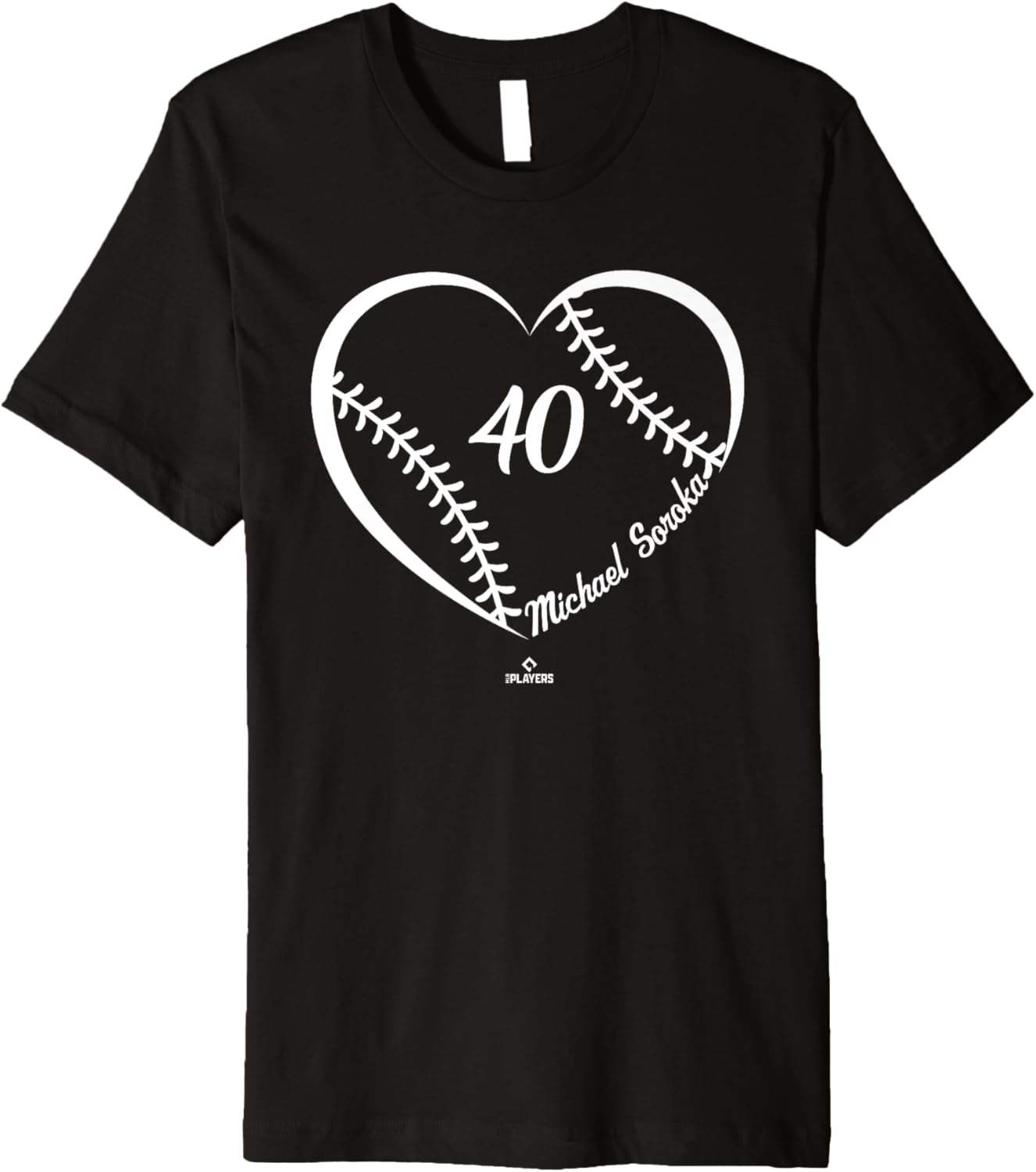 Baseball Heart Number Michael Soroka MLBPA Premium Apparel | Premium Quality
