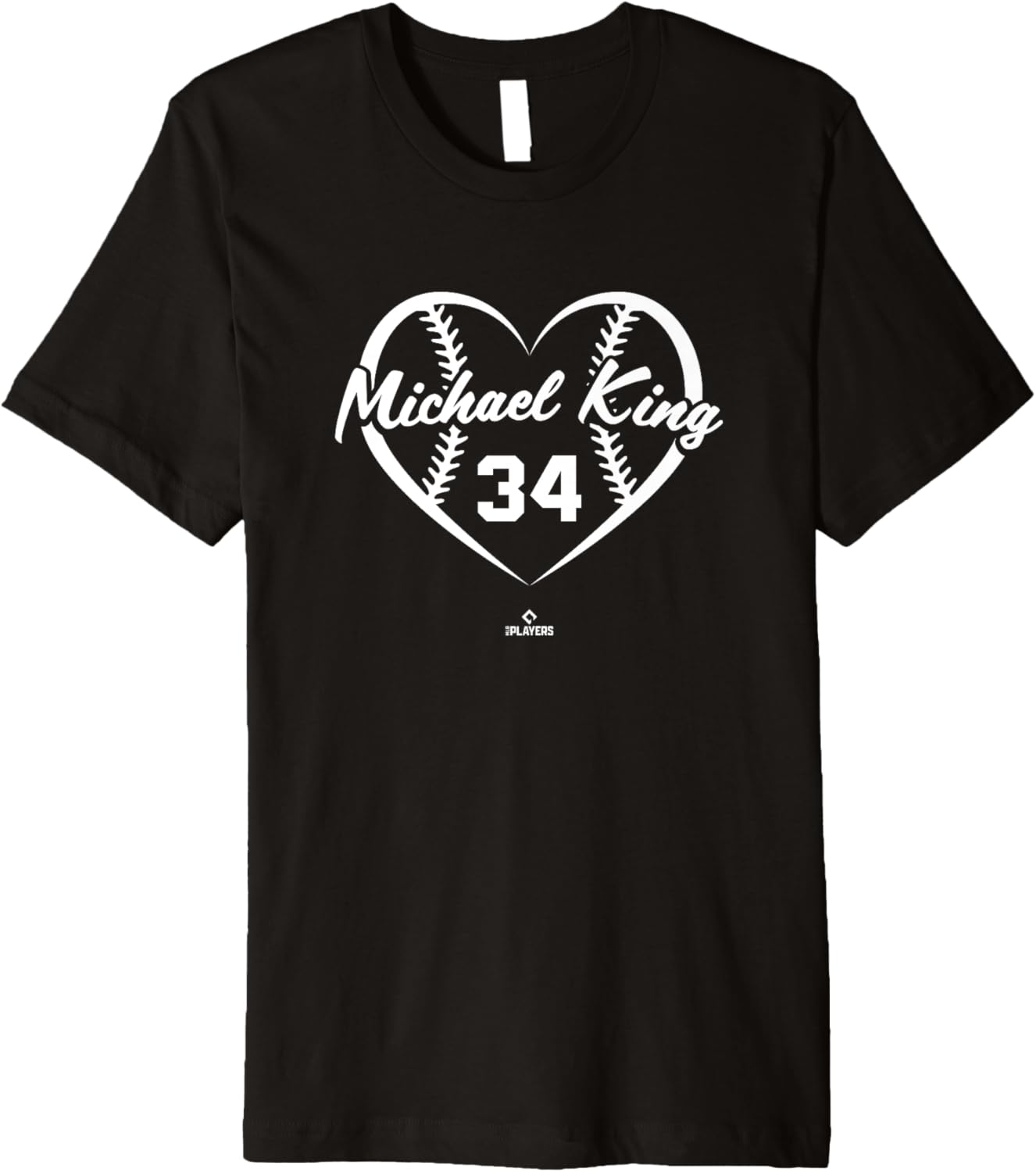Baseball Heart Number Michael King New York MLBPA Premium Apparel | Premium Quality
