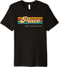 Vintage Sunset Stripes Place, New Hampshire Premium Apparel | US Viral Pick | High CTR Boost