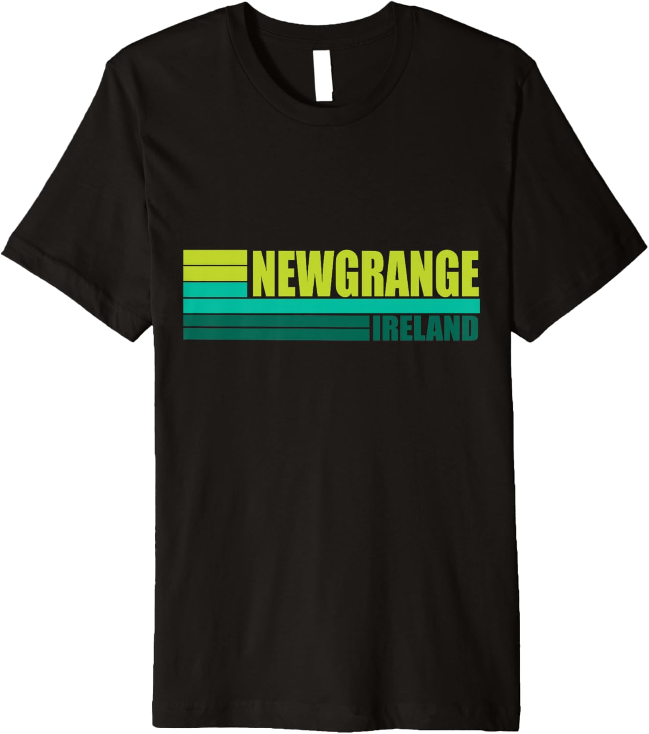 Green Retro Newgrange Boyne Valley Tourist Places Ireland UK Premium Apparel | High Search Volume | Top Rated Comfort