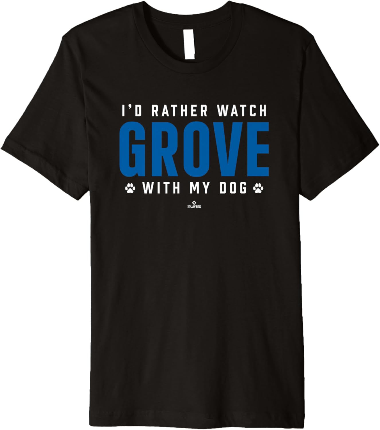 With My Dog Michael Grove Los Angeles Baseball MLBPA Premium Apparel | Perfect Gift Idea