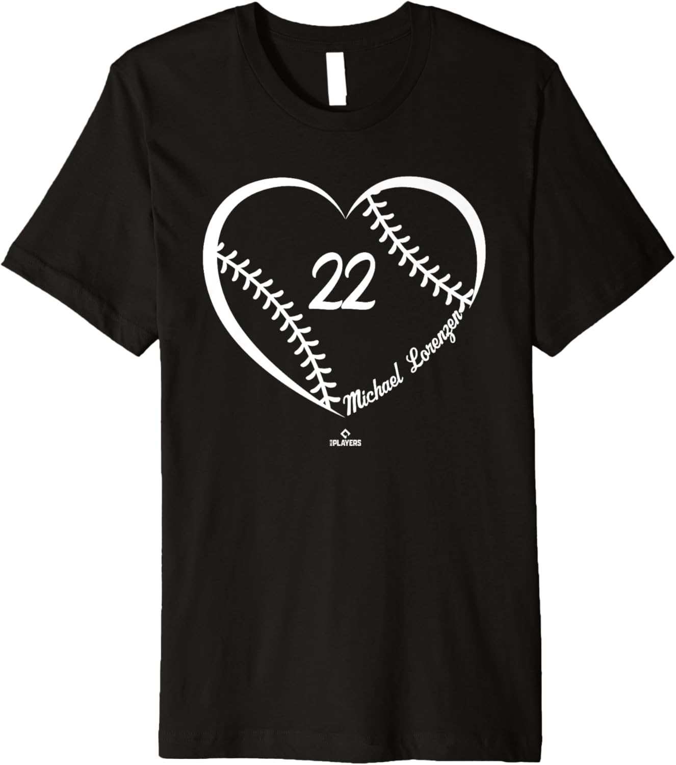 Baseball Heart Number Michael Lorenzen MLBPA Premium Apparel | Everyday Casual Wear