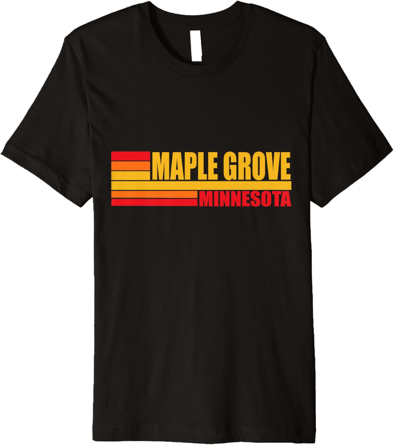 Red Retro Vintage Maple Grove Fun Real Place in Minnesota MN Premium Apparel | Trending 2025 | Top Rated Comfort