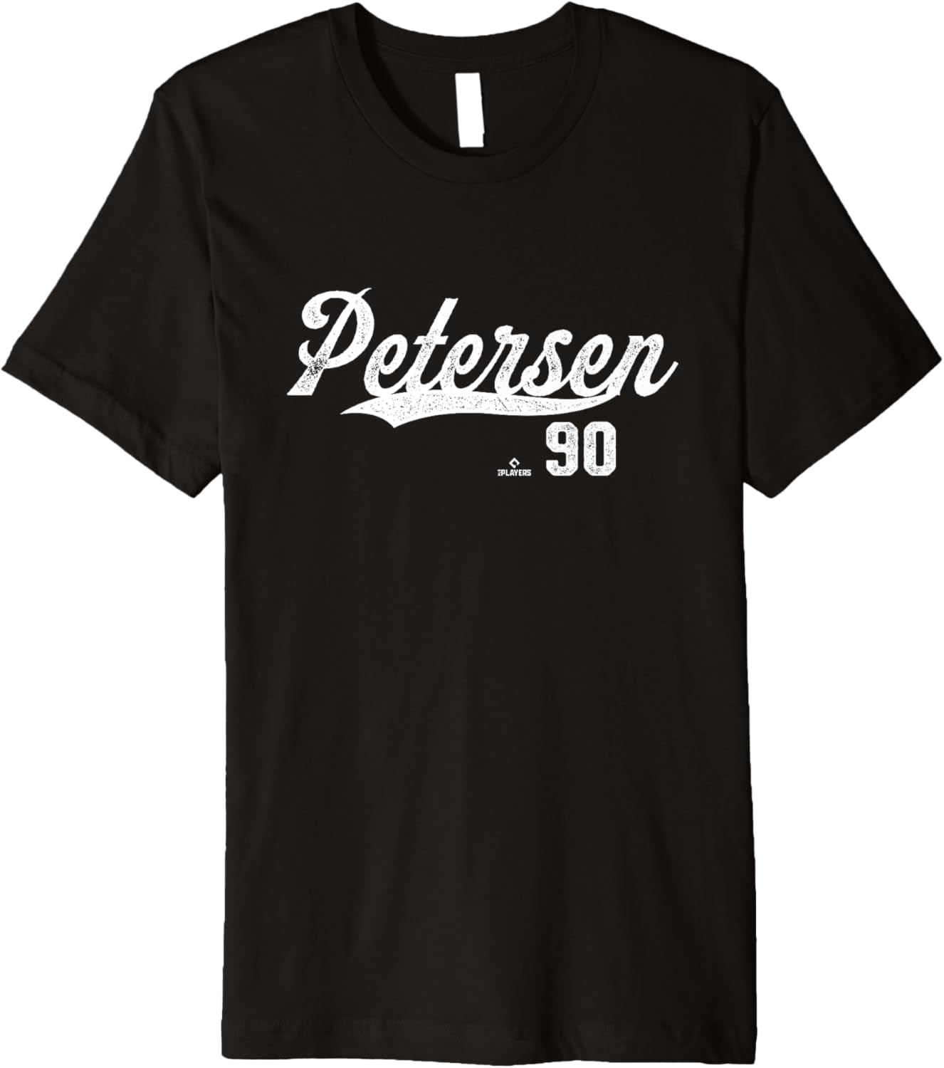 Distressed Swoosh Michael Petersen Los Angeles Baseball Premium Apparel | Everyday Casual Wear
