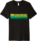 Green Retro Glencar Waterfall Tourist Places Ireland UK Premium Apparel | Top Conversion Title | Top Rated Comfort