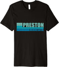 Blue Vintage Preston City Fun Real Place in Minnesota MN Premium Apparel | US Viral Pick | High CTR Boost