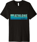 Blue Retro Athlone City Places County Westmeath Ireland UK Premium Apparel | Top Conversion Title | Top Rated Comfort