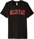 Vintage Miller Place NY Distressed Red Varsity Style Premium Apparel | Top Conversion Title | Customer Favorite