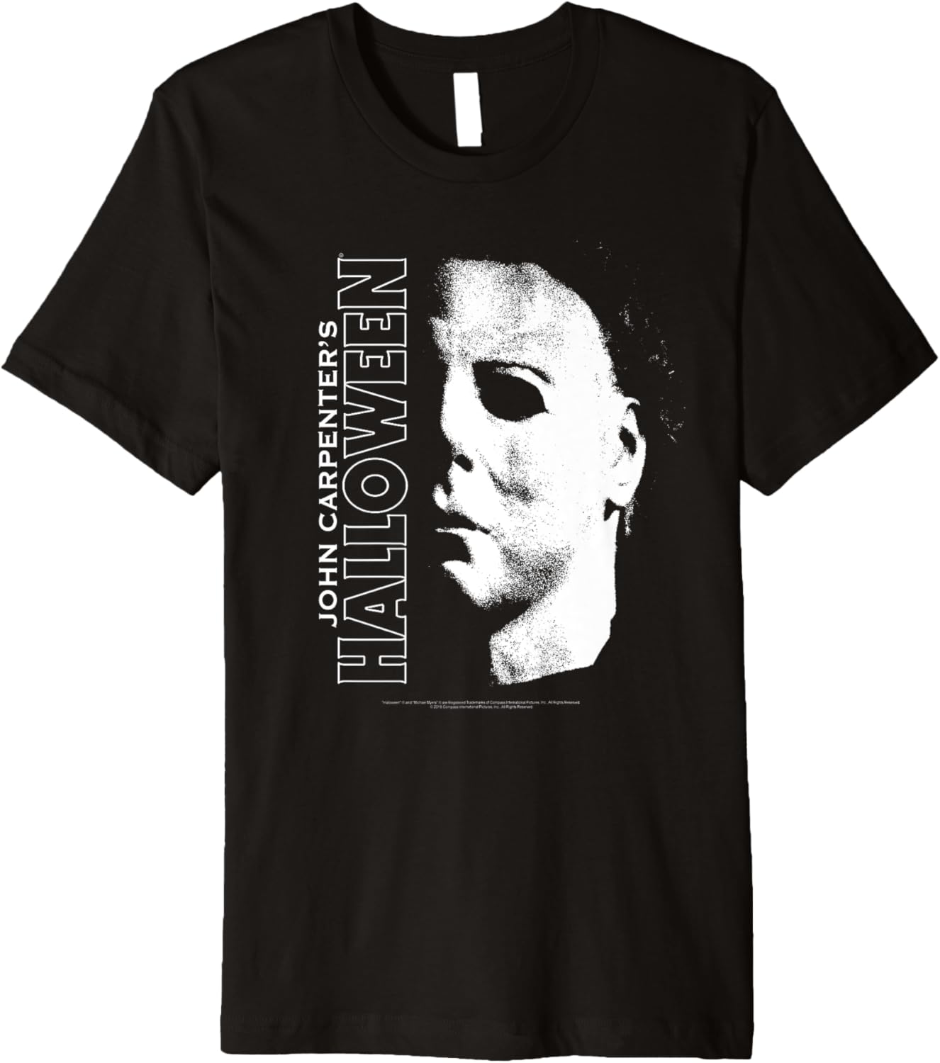 Halloween Michael Myers Large Face Premium Apparel | Trending 2025