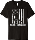 Distressed Flag Swing Michael Limoncelli Prospect Baseball Premium Apparel | Perfect Gift Idea