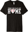 There Is No Place Like Home Boys Baseball Premium Apparel | US Viral Pick | Daily Wear Essential