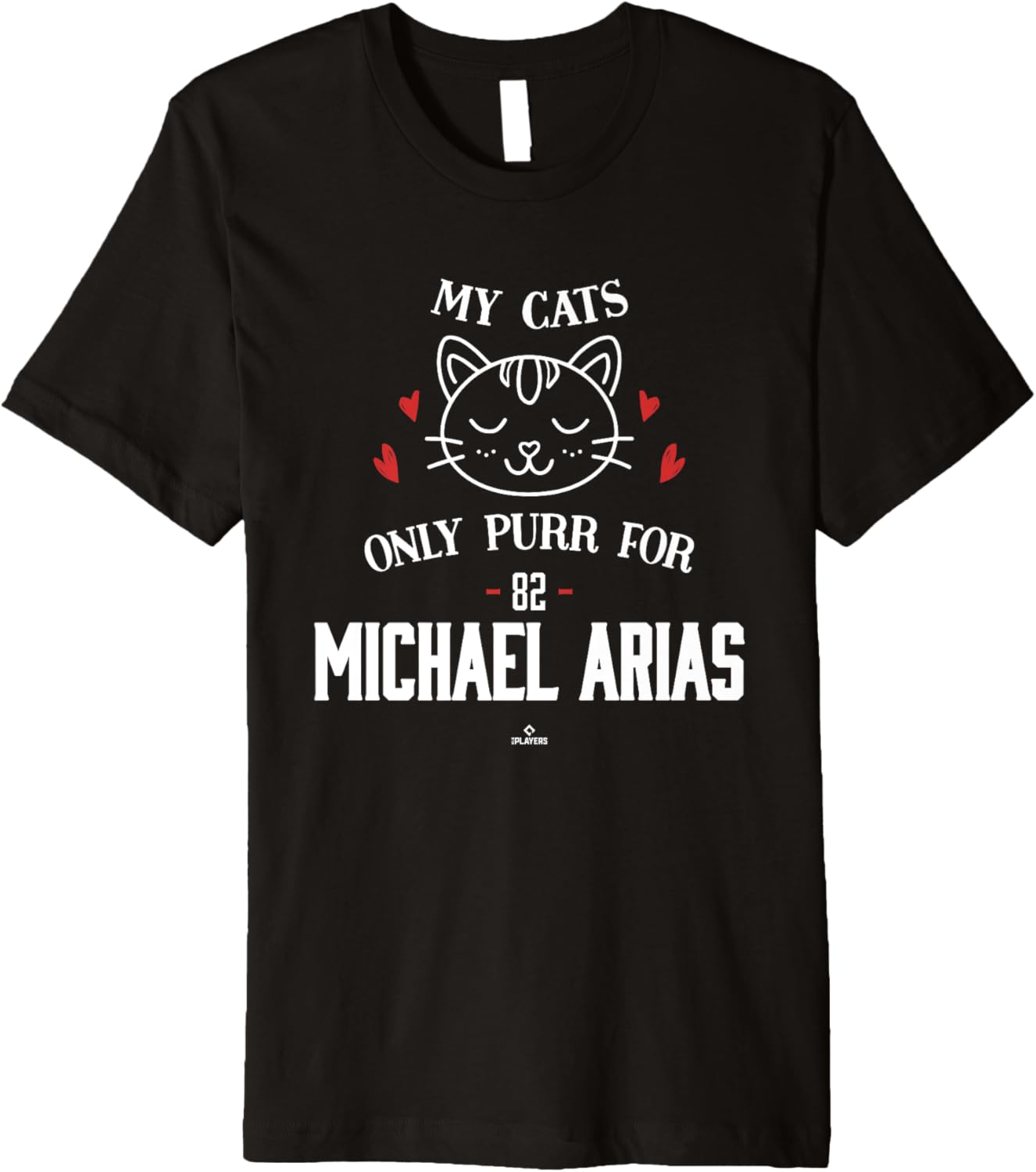 Cat Lovers for Michael Arias Chicago Baseball MLBPA Premium Apparel | Everyday Casual Wear