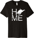 Vintage West Virginia Home WV State Map In Place Of O Premium Apparel | Bestseller Style | High CTR Boost