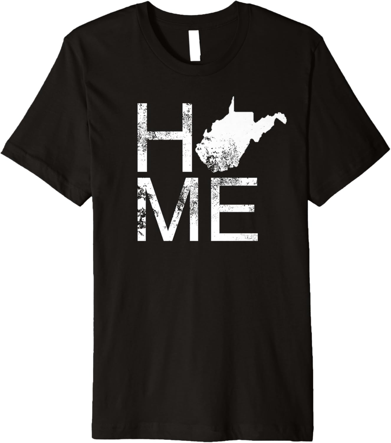 Vintage West Virginia Home WV State Map In Place Of O Premium Apparel | Bestseller Style | High CTR Boost